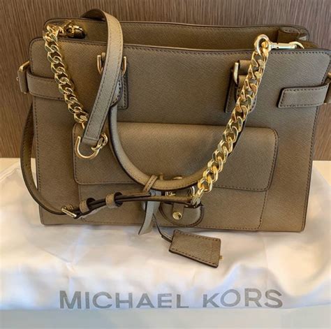 michael kors taupe purses|Michael Kors purse cost.